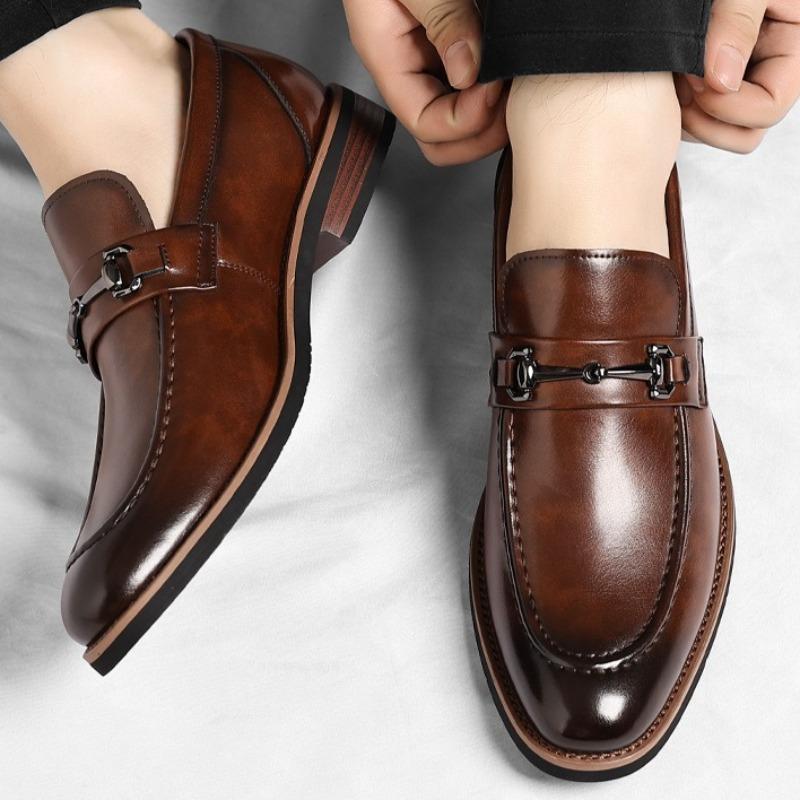 Size 48 Mens Oxford Shoes High Quality Luxury Wedding Leather Shoes Men's Pointed Business Dress Leather Shoes Zapatillas Hombre