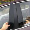 Interior B C Pillar Trim Sticker for Hyundai Tucson NX4 2022-2026 Glossy Black / Carbon Fiber