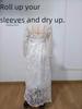 2025 Women's European & American Long Sleeve Lace Bridal Wedding Dress