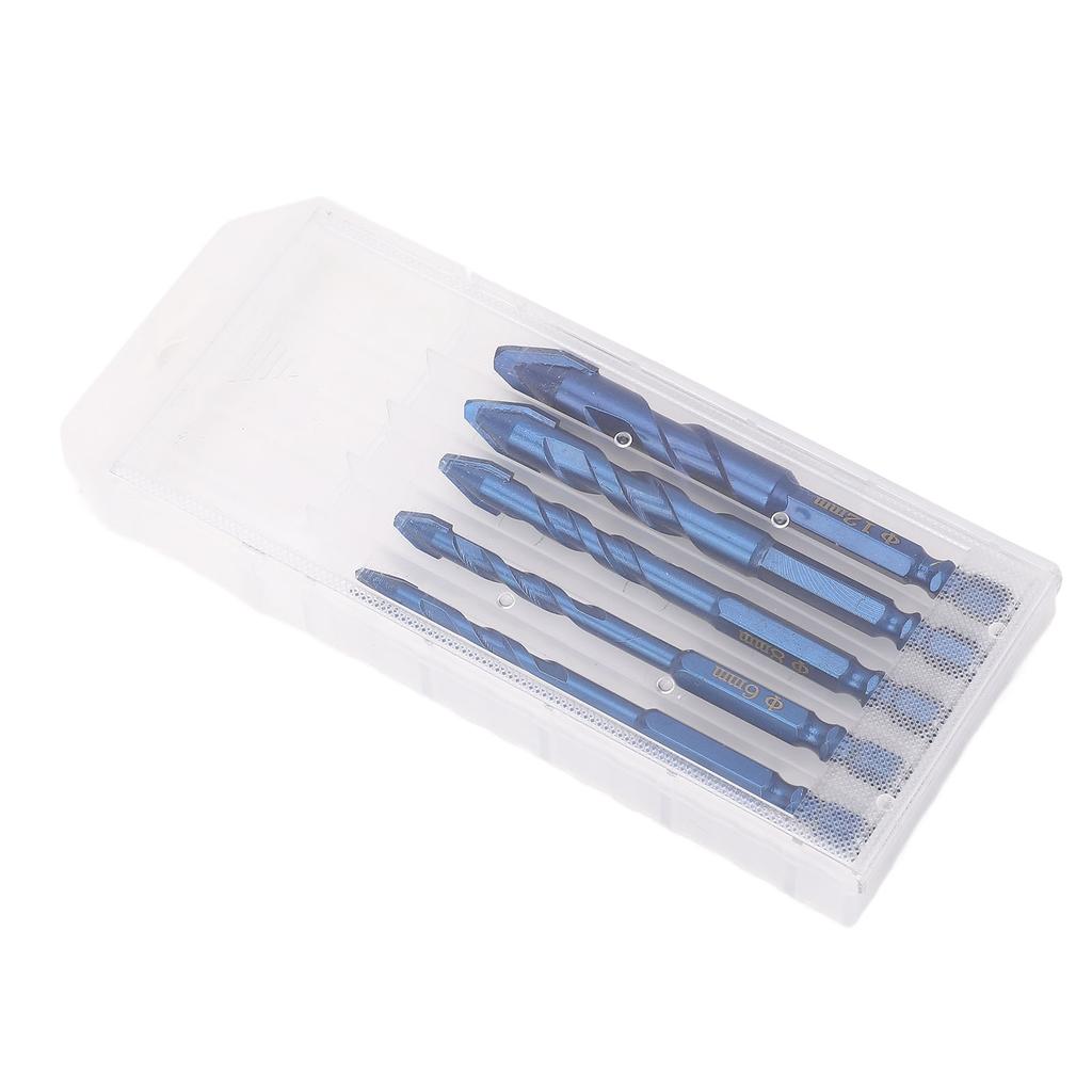 5 szt. Krzywogłowy wiertak mimośrodowy Specjalny zestaw wierteł krętych o wysokiej wytrzymałości Stal szybkotnąca M35