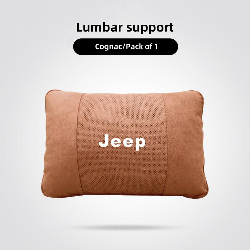 Car Interior Headrest & Lumbar Support Memory Foam Core For Jeep Grand Cherokee Wrangler JK Gladiator Compass Renegade Wagoneer AMO1