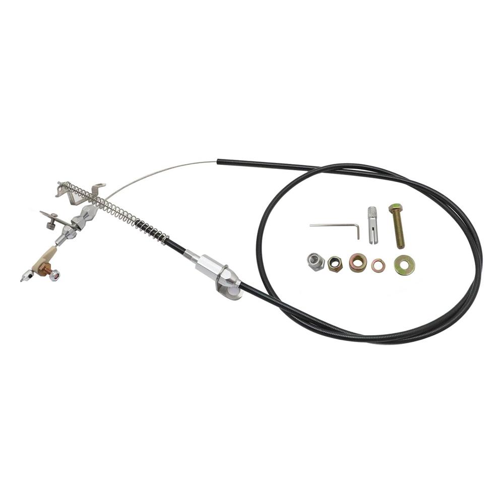 New Black Kickdown Cable Kit KD-2AODU For Ford/AOD Lokar E-150 F-150