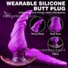 Sex Toys - Colored Liquid Silicone Anal Plug For Men And Women Suitable For Outdoor Wear Soft Penis For Beginners In The Backyard Masturbation Toys