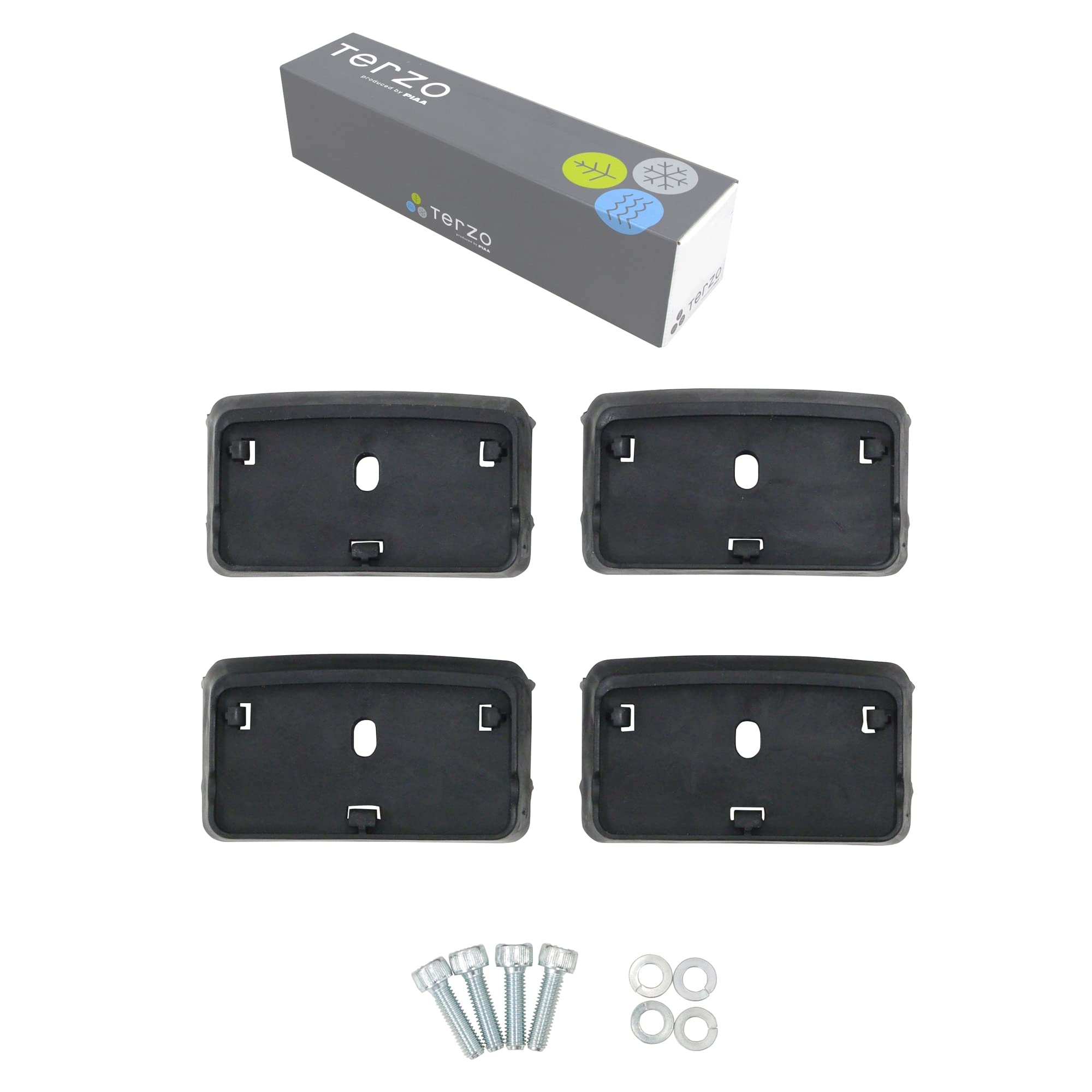 

Terzo Roof Carrier Mounting Holder for Mazda DR17 (by PIAA) Carrier/Base Set, Bolt-On Type, CX-7 чёрный