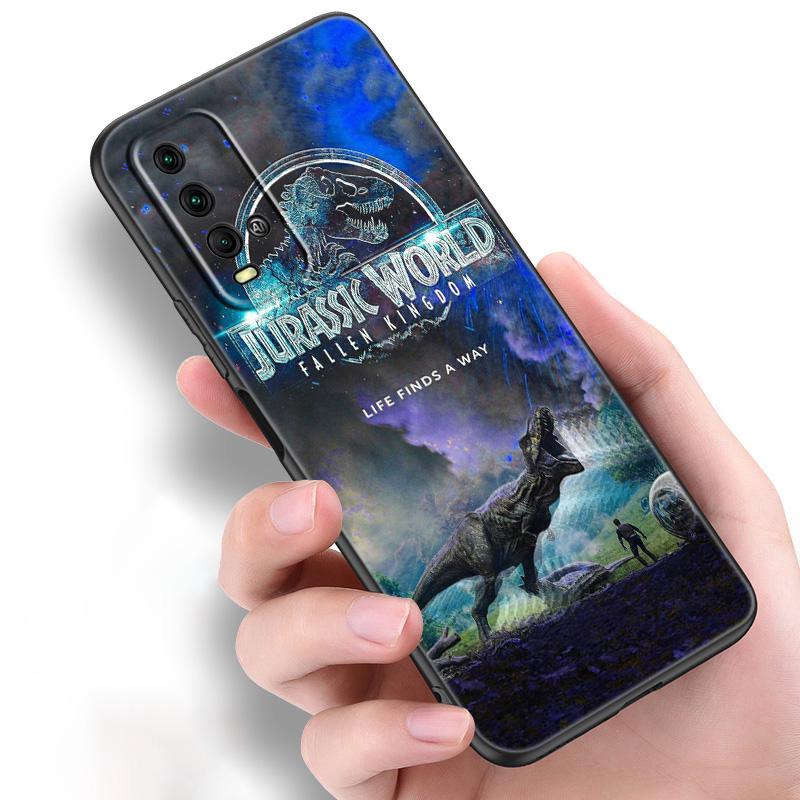 World Jurassic Park Silicone Phone Case For Xiaomi Redmi Note 11 10 9 8 Pro 11T 10T 10S 9S 8T 9 9A 9C 9T Black Soft Cover Coque