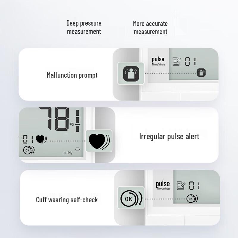 YUWELL YE670A Elektronisches Oberarm-Blutdruckmessgerät
