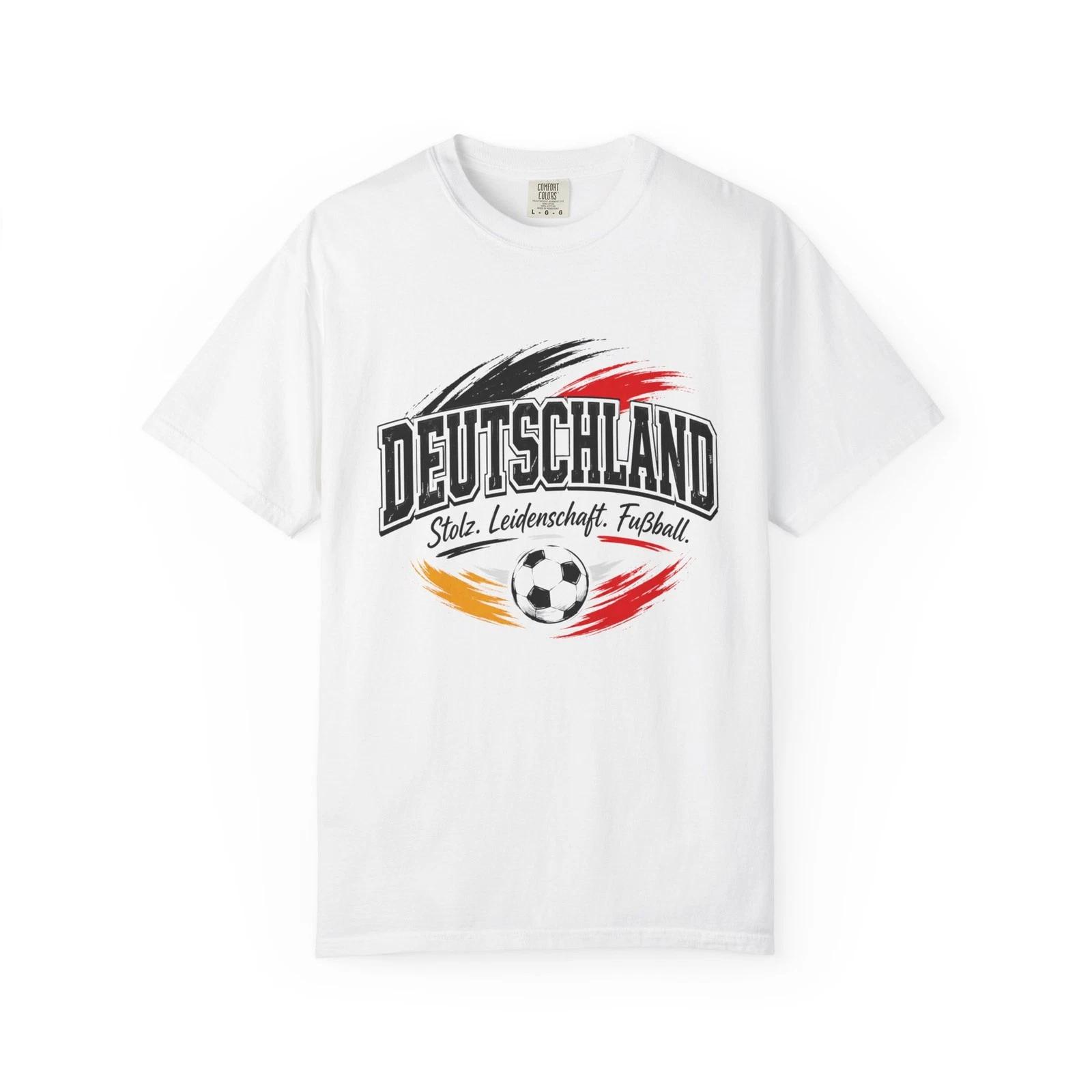 

Germany Soccer Fan T-T-Shirt | German Football Graphic Tee Country Pride T-Shirt M