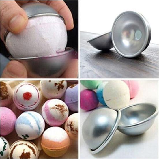 Aluminium Alloy Semicircle Bath Ball Cake Mold Pastry Jerry Fondant Baking Tool