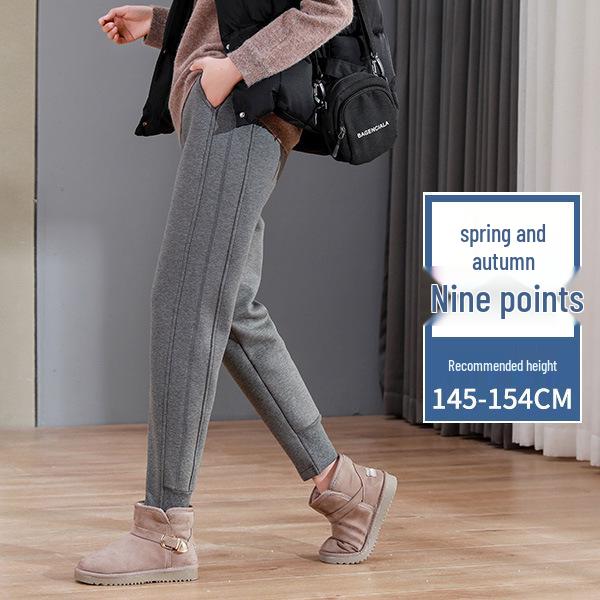 Unisex Lambswool Jogger Pants for Kids – High Waist, Thickened, Plus Velvet, Warm and Casual for Autumn and Winter.