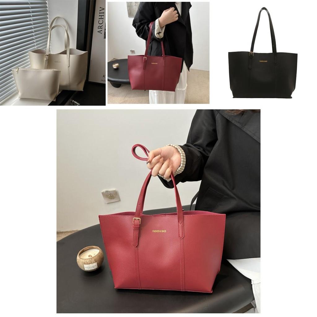 Stylish Vintage Large Capacity Tote Bag For Women Perfect For Daily Commuting And Versatile Use