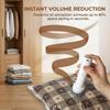 15Pcs Cordless Compression Bags for Travel Space Saving Portable Vacuum Storage for Clothes and Luggage