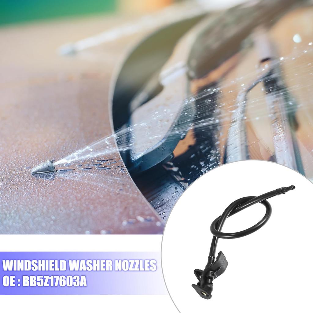 2PCS Windshield Washer Nozzles BB5Z-17603-A Front Spray Jet Kit Compatible with Ford Explorer 2011–2015 & Police Interceptor Utility 2013–2015