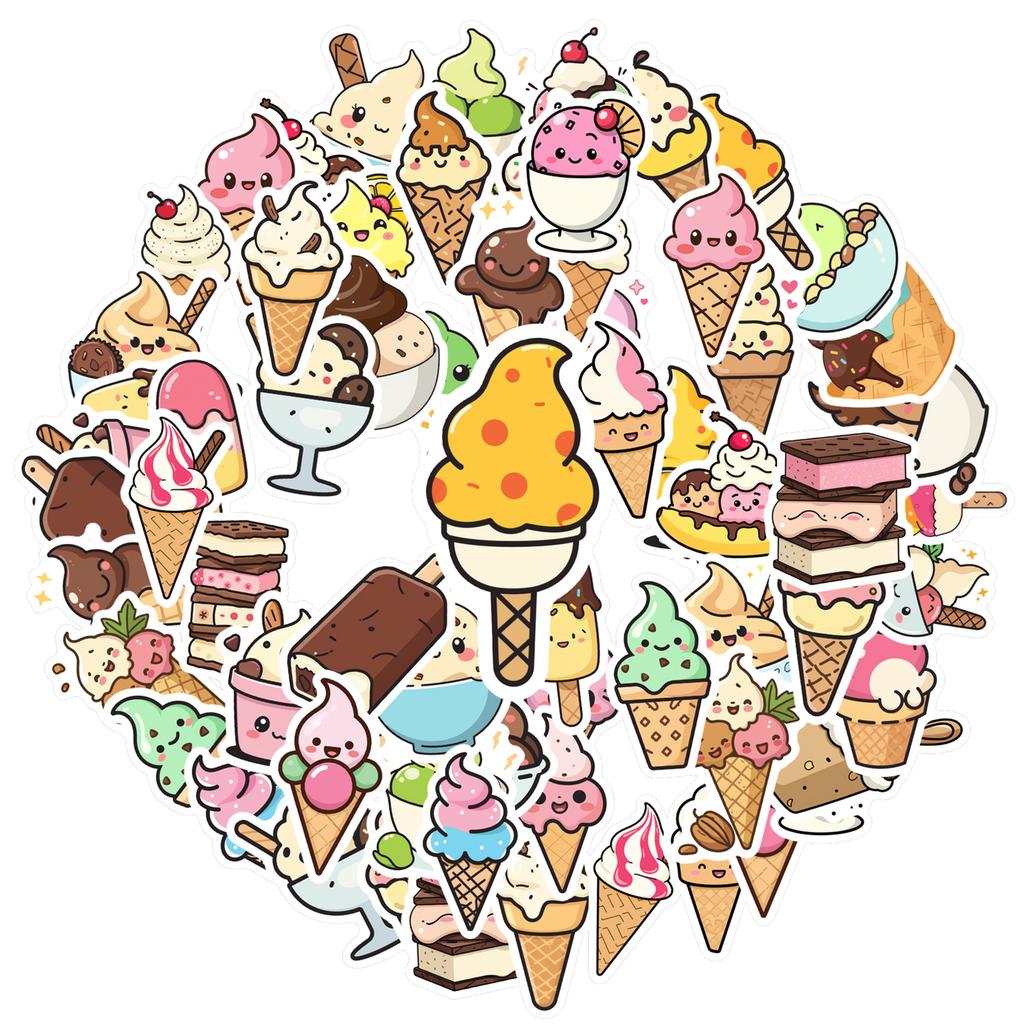 35-100pcs Cute Cartoon Stickers For Diy Laptop Bicycle Guitar Skateboard Graffiti Sticker Teacher Reward Stationery Sticker