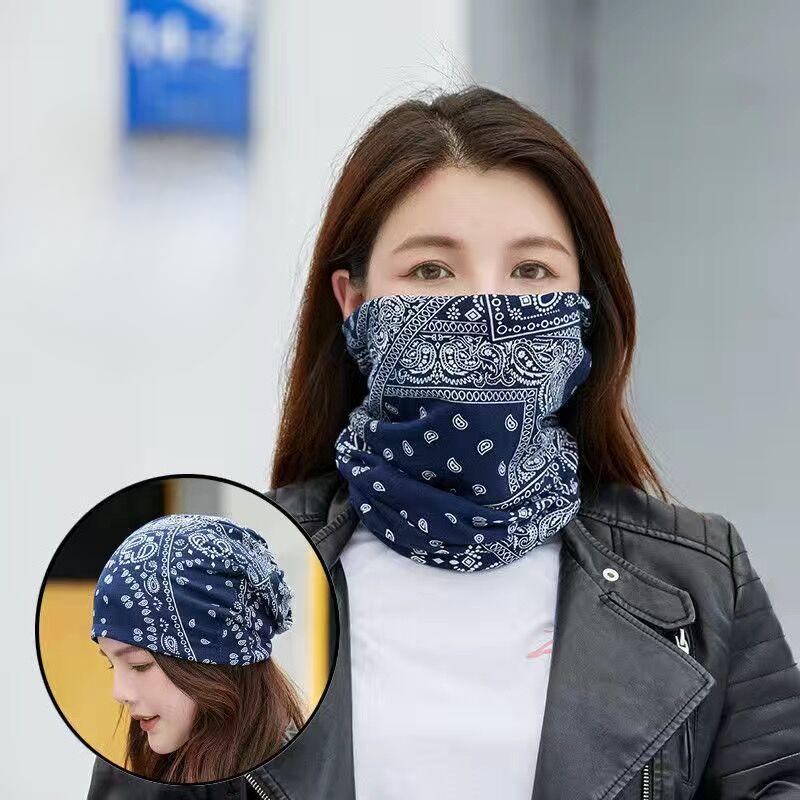 

Головные уборы Весна Осень Корейская версия широко используемые платки головные уборы зимние головные уборы шапки головные уборы на шею шапки с набивным ворсом шапки для защиты ушей one size