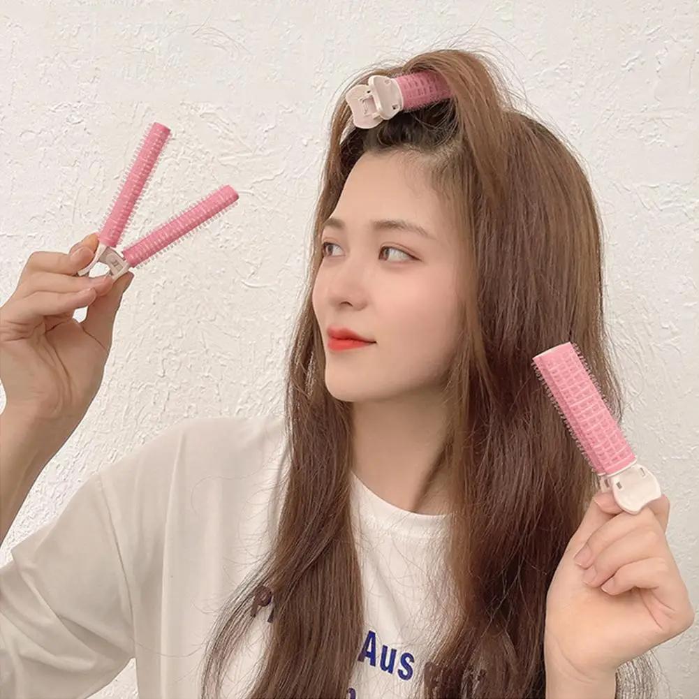 Natural Fluffy Hair Clip Hair Curlers Set Sleeping Overnight Reusable Hair Root Fluffy Clip Women Girls Portable Styling Tools