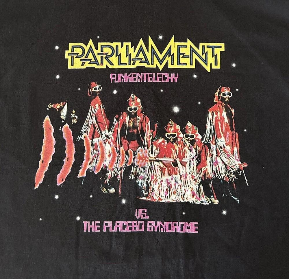 PARLIAMENT Band Tee Shirt Short Sleeve Black All Size
