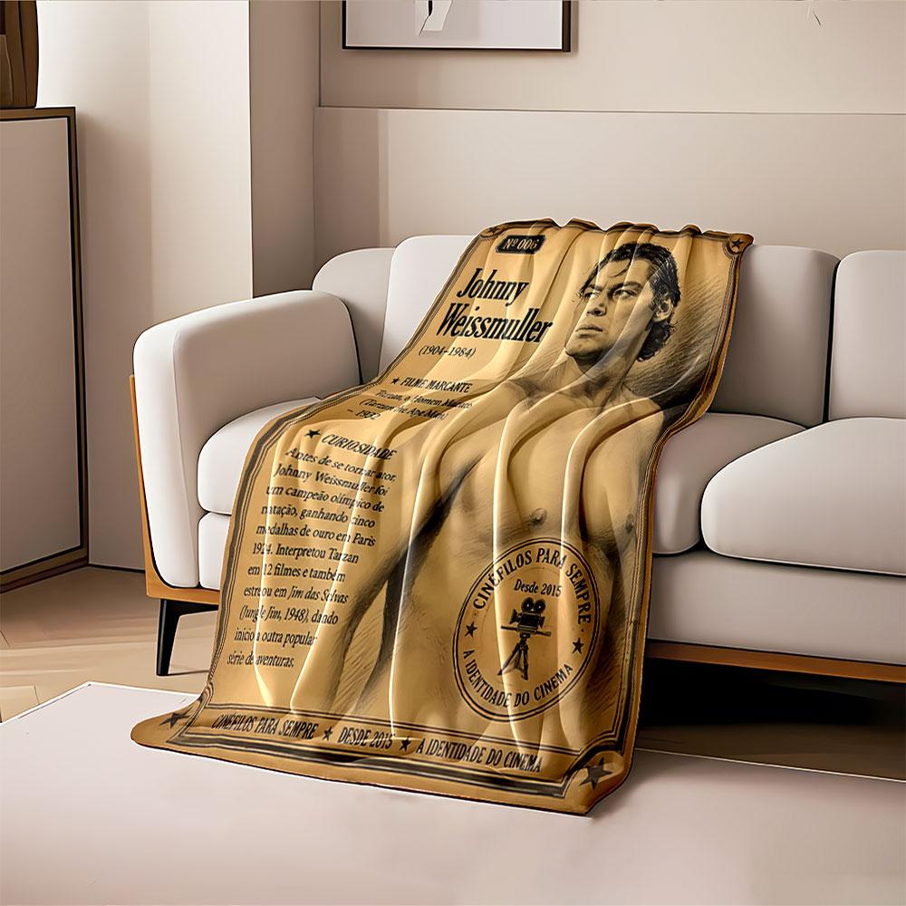 Kino-Tribute-Decke für alle Jahreszeiten Decke Mittagspause Überwurf Geschenk