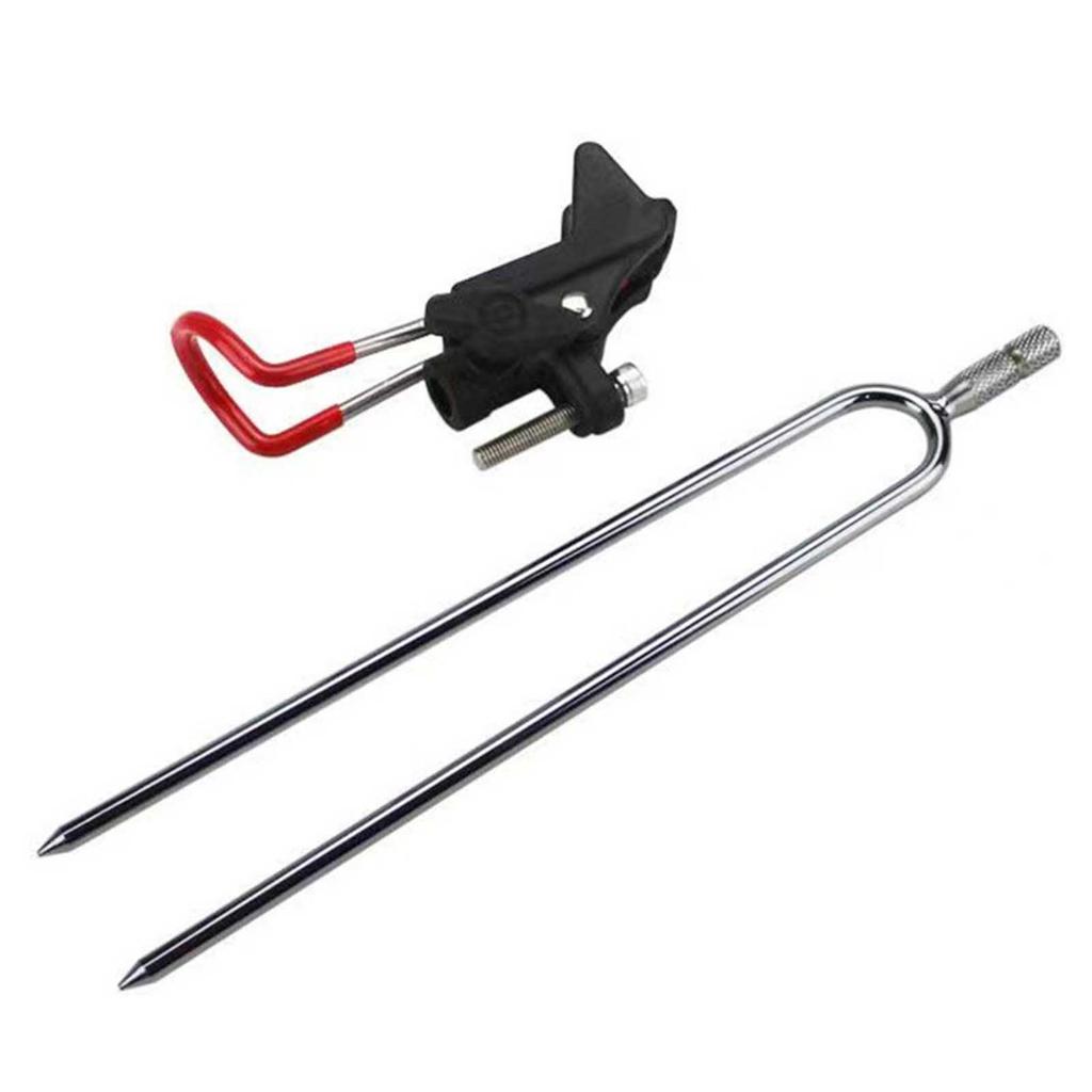 2pcs Fishing Rod Stand Universal Holders Set Multi-Function Ground Spike for Hand and Sea Fishing Rods