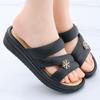 Ladies' Summer Non Slip Slippers New Fashionable Women's Thick Soled Home and Indoor