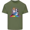 Mystical Panda Bear Unicorn Cat and Shark Unisexs Light Cotton TShirt