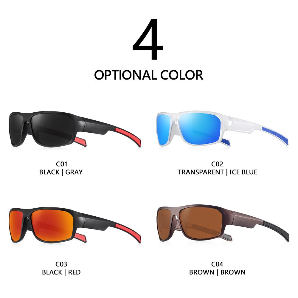 4 szt. Bardzo duże okulary rowerowe dla mężczyzn do sportów outdoorowych, wędrówek, wędkarstwa, okulary przeciwsłoneczne męskie do jazdy, podróży, odcienie UV400