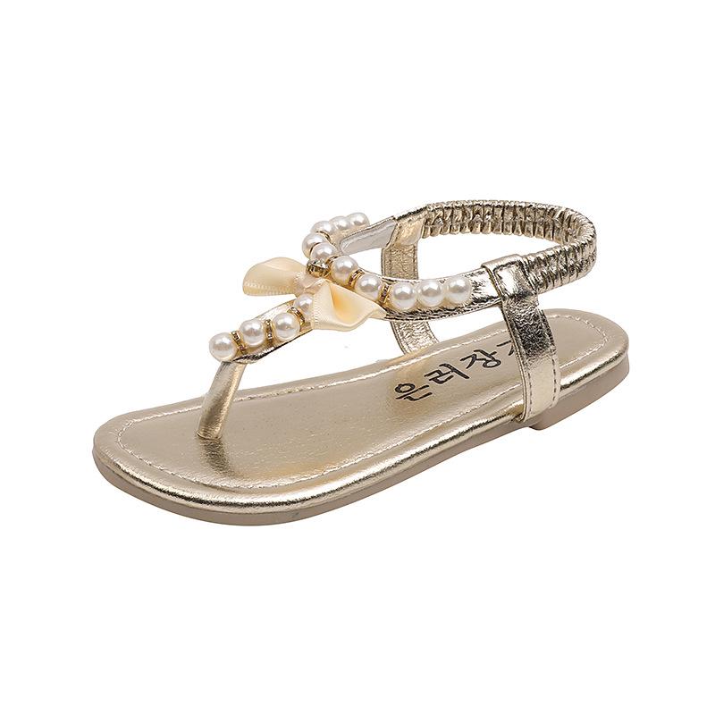 Süße Prinzessinnen-Sandalen im koreanischen Stil für Mädchen - Sommer-Flip-Flops für Kleinkinder