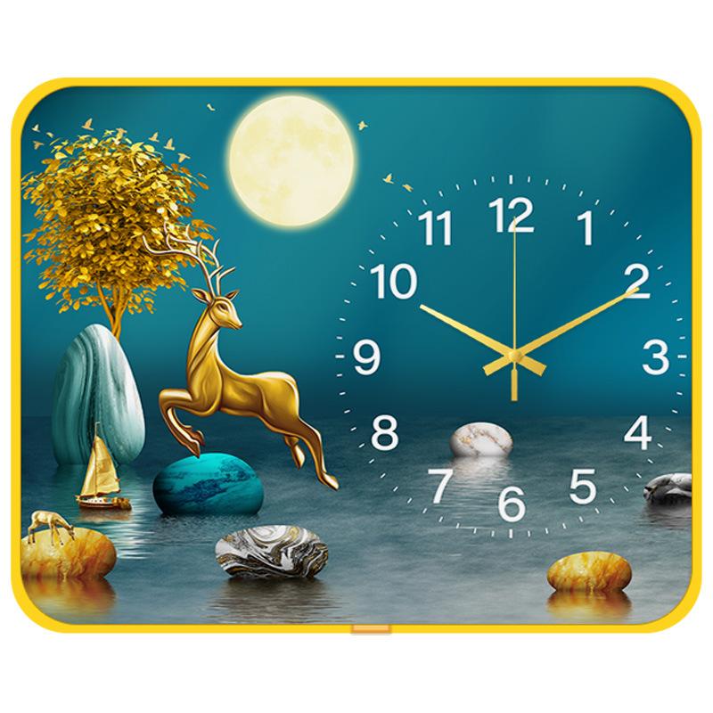 Desktop Silent Clock Clock Desktop Bedroom Modern Minimalist Creative Stylish Silent Living Room Decorative Clock Watch