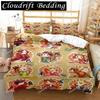 Japanese Anime Polyester Bedding Sets Boys Covers Boys Duvet Cover Set For Teens Bedding Set Cover& Pillowcase