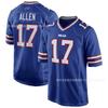 Buffalo Bills NFL Football Jersey Men Women Adult Unisex Pullover Top With Allen 17 Hamlin 3 Number