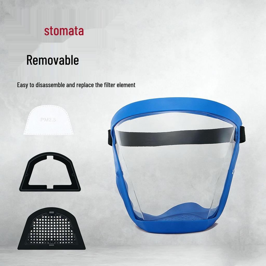 High-Definition Transparent Anti-Droplet Dustproof Protective Face Shield Goggles for Cycling