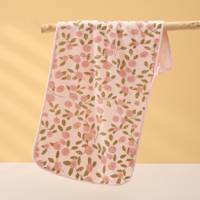 Printed Edging Face Towel