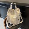 Schoolbag New Tooling Wind Backpack Women's Shoulder One Shoulder Crossbody Large Capacity Handbag Commuter Versatile Simple Three-purpose Bag