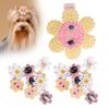 20 Stück Niedliche Haustier Hund Katze Kopfschmuck Sonnenblumenstil Haarnadel Haarspange Haustierpflege Zubehör