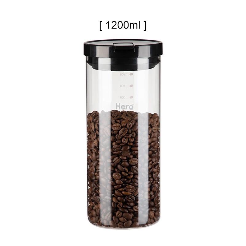 Hero Glass Food Storage Canister 1200ml