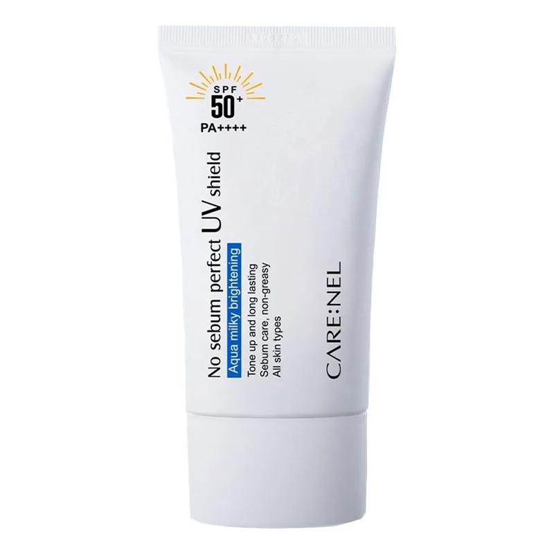 

Солнцезащитный крем для лица No Sebum Perfect UV Shield SPF 50+ PA++++ CARENEL 50 мл