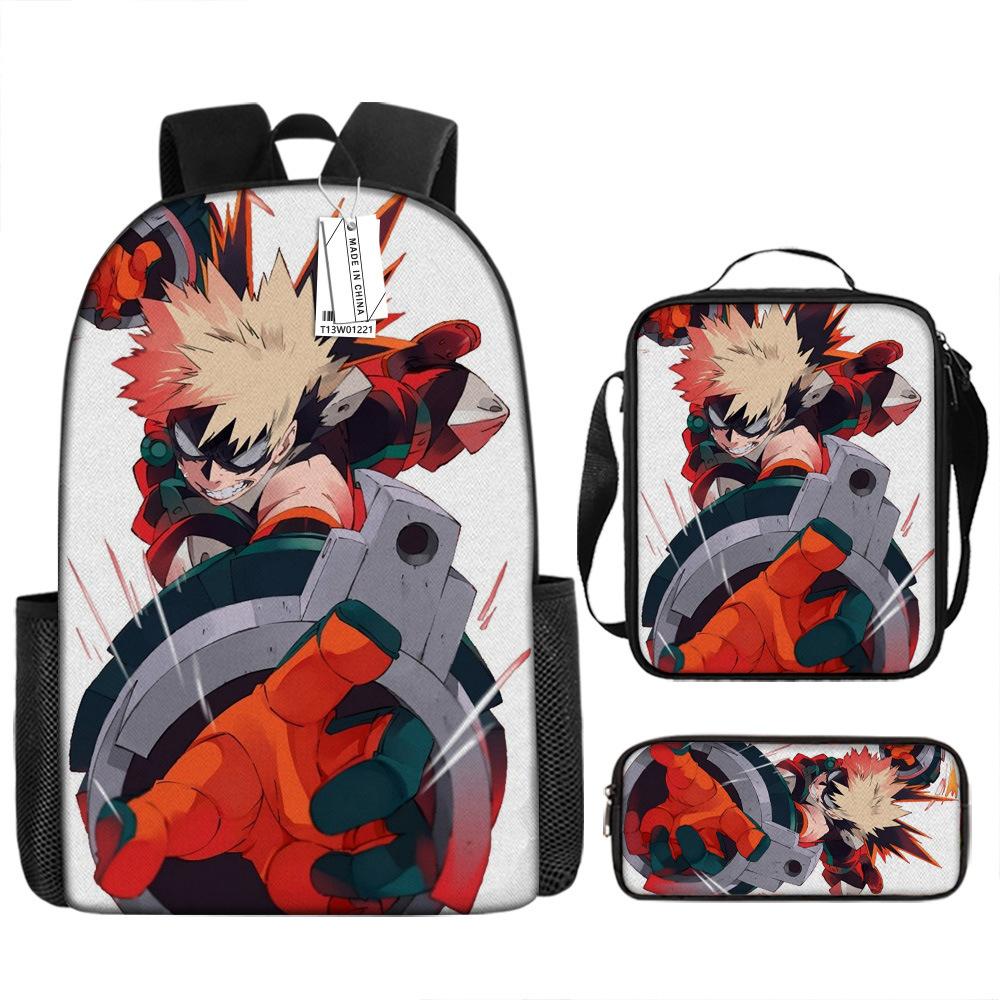 Around My Hero Academia My Hero Academia School Bag New Burden Reduction Spine Protection Elementary School Backpack