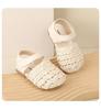 Korean Style Woven Baby Sandals - Breathable, Non-slip Soft Sole Shoes for 1-3 Year Old Girls