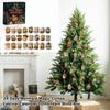 -Day Advent Calendar with 2D Pendant Ornaments - Christmas Countdown for Kids and Adults