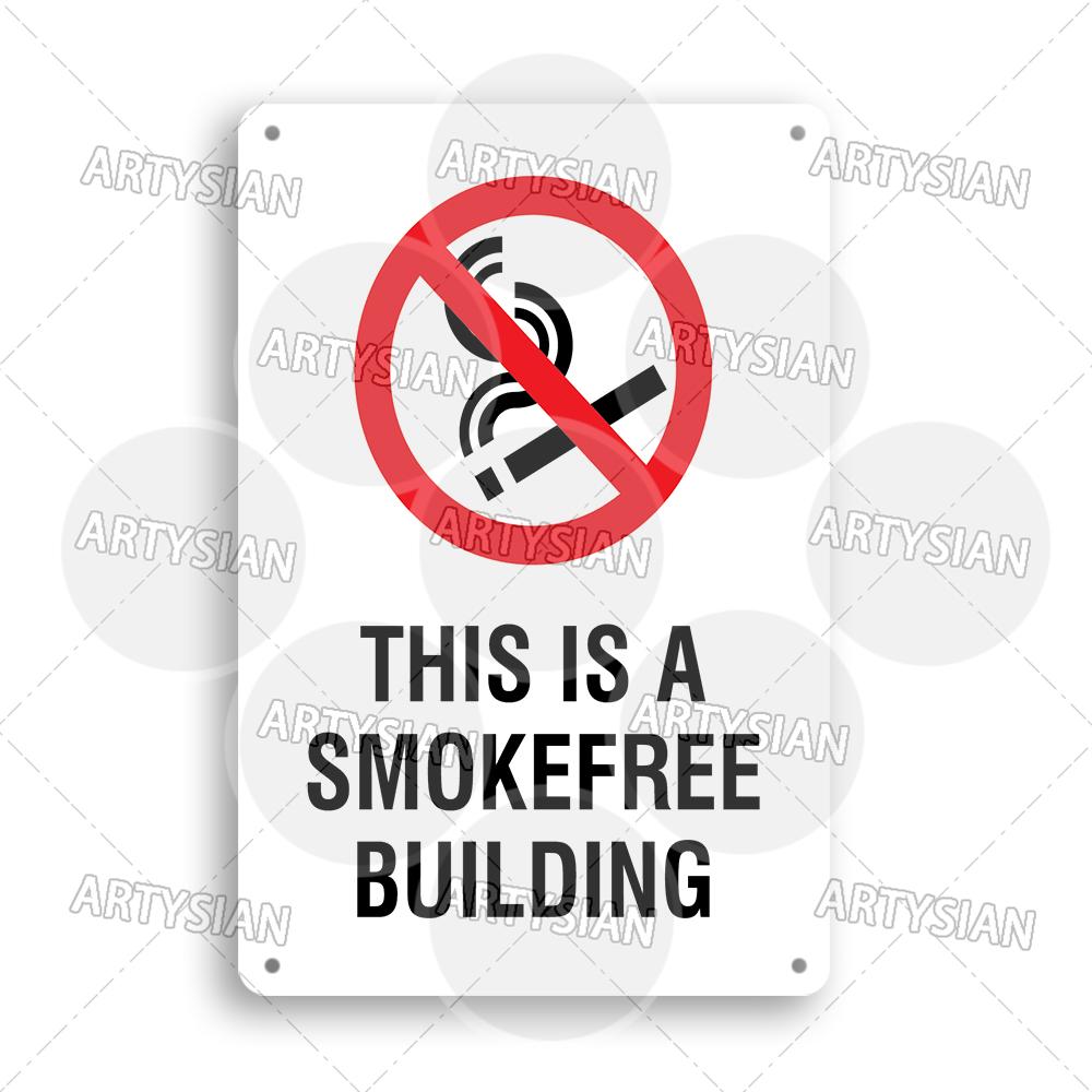 No Smoking Metal Sign No Vaping Smoke-Free Zone Smoking Permitted Plaque Auahi Kore Designated Smoking Area No Open Flames