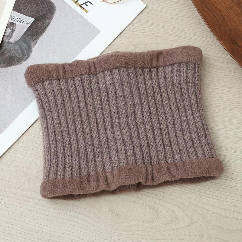 A Scarf Outdoor Cold proof Set Autumn and Winter New Style Plus Velvet Rabbit Fur Warm Hat Casual and Versatile Basin Hat