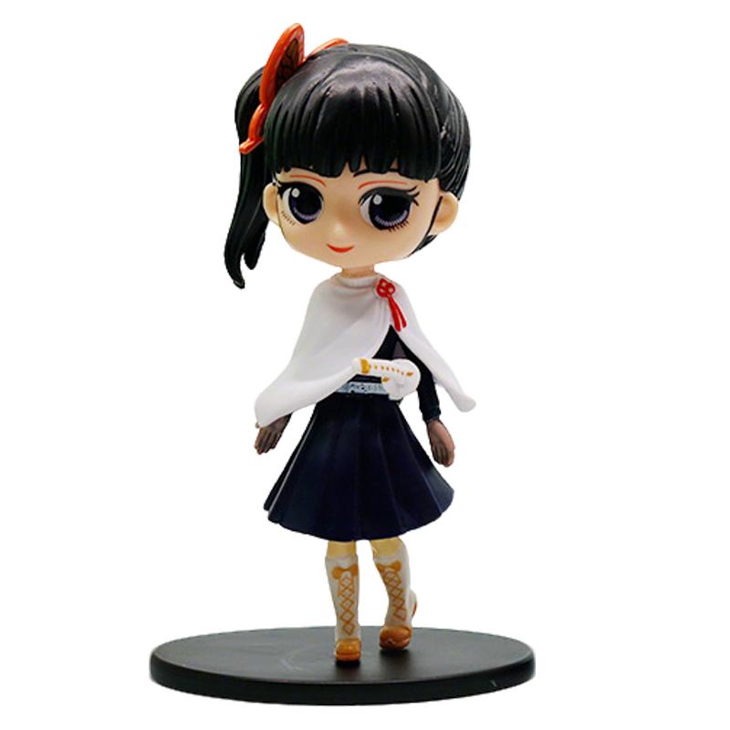 In stock Anime Demon Slayer Figure Doll Toy Nezuko Tanjirou Zenitsu Inosuke Kyoujurou Shinobu Giyuu  Model Toy Kids Xmas Gift