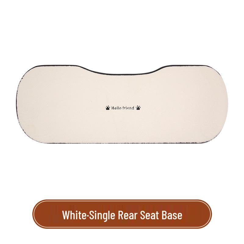 Winter Plüsch Autositzkissen aus Kaninchenfellimitat - Niedlich und warm für Haustiere