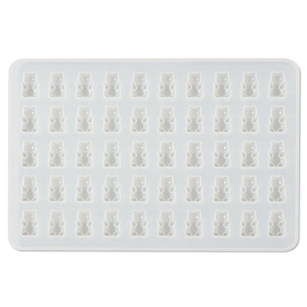 Jewelry Pendants Home Decoration Dropping Tool Crystal Glue Epoxy Resin Mould Bear Silicone Molds