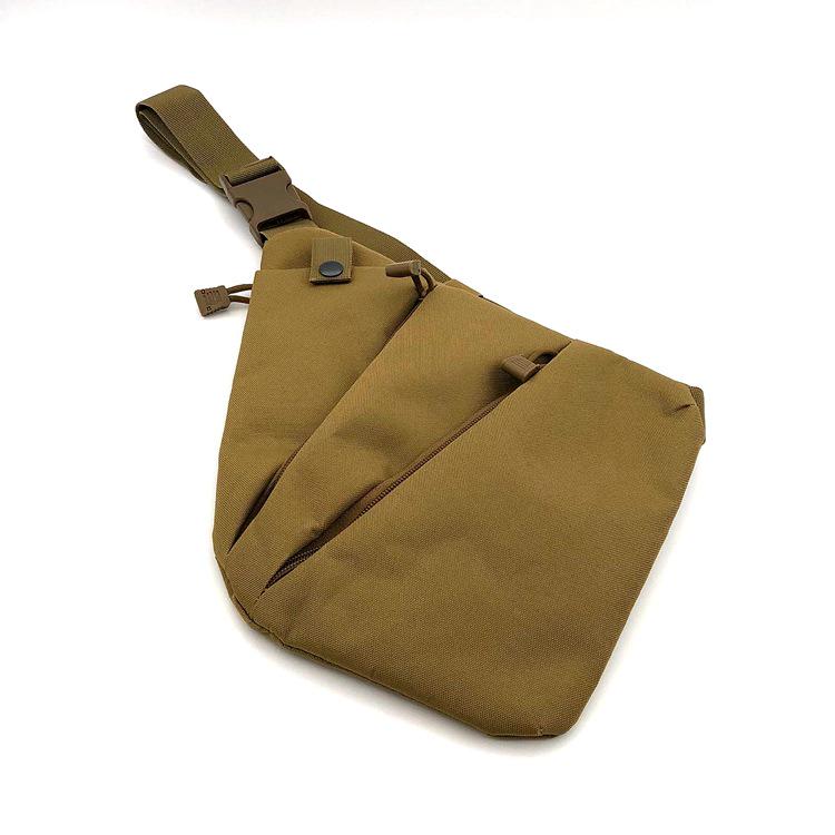 Men's Single-Shoulder Anti-Theft Crossbody Bag - Versatile Outdoor Chest and Waist Sports Bag
