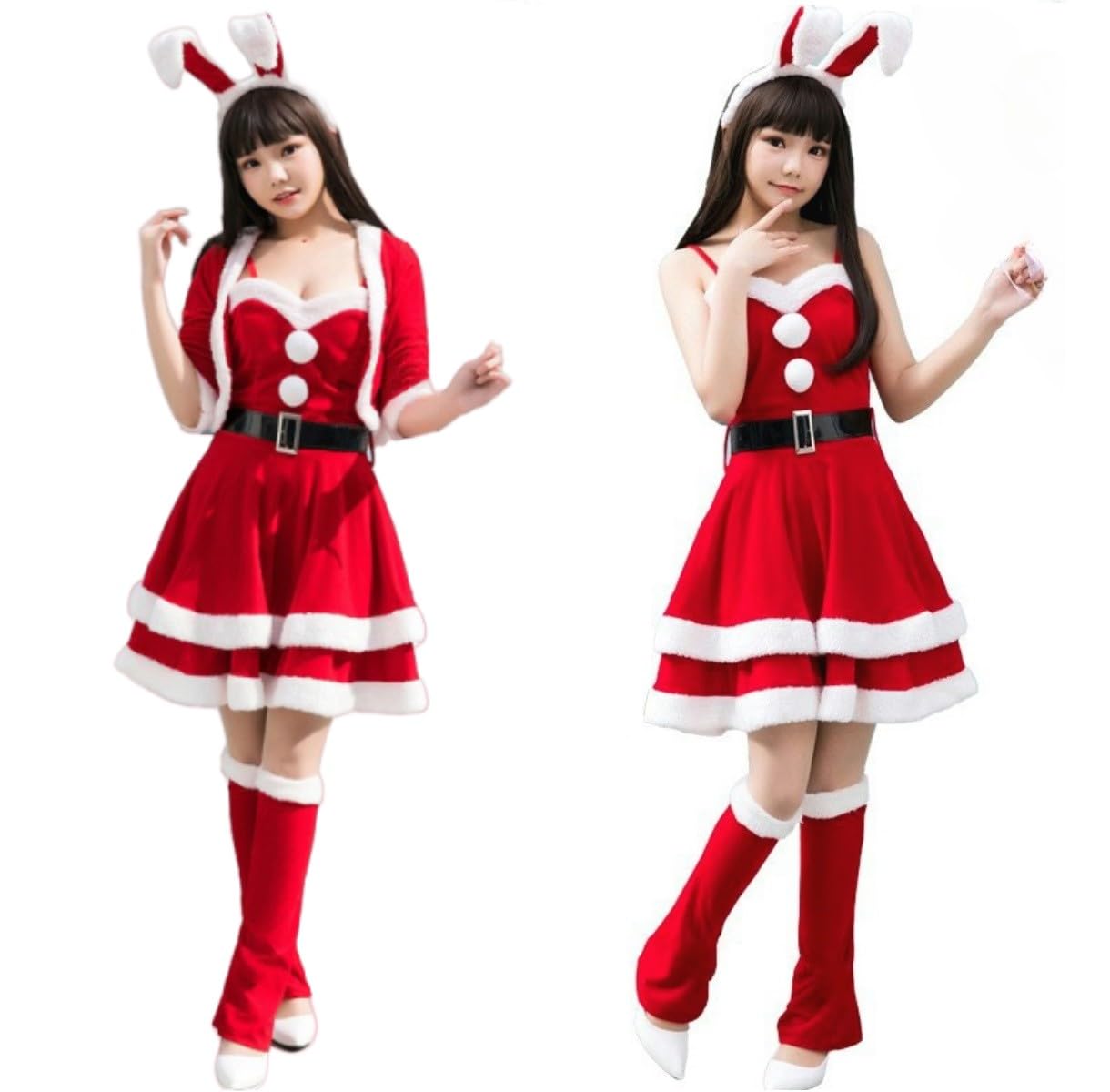 

Маленький Бин Санта Супер Милый и Идеальный для Сцены Новый и Культурные Фестивали Женское Платье, Сексуальный, Рождество, Вечеринки, Выступления, Новогодние Вечеринки,