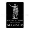 Caesar Augustus Of Prima Porta Metal Sign Pub Garage Decoration Designs Wall Cave Wall Mural Tin Sign Poster