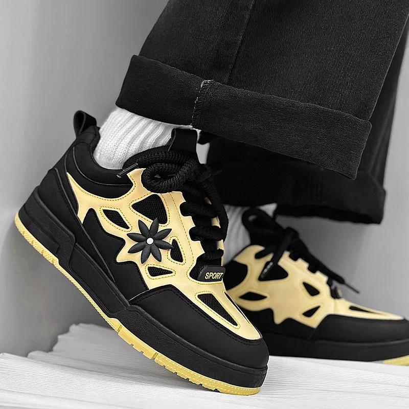 

Thick Soled Casual Sports Shoes New Pattern Ventilation Men Shoes Fashion Sneakers Outdoors Sneakers Zapatillas Hombre 39