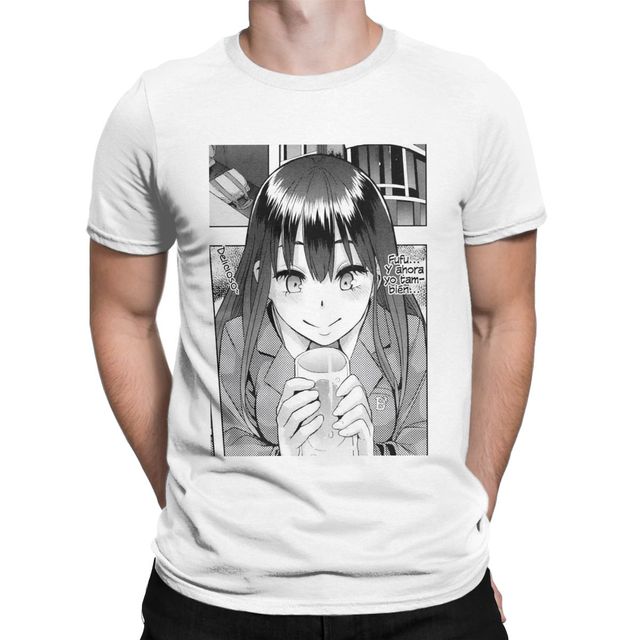 Men's Shirt 177013 Appeared Deformation Merch Anime Clothes Saki Yoshida Hentai Manga Cute Outerwear Kawaii T-shirt Print