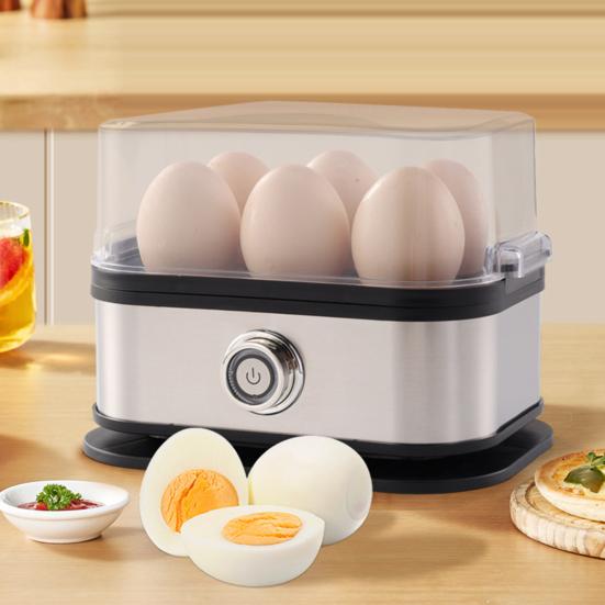 Elektrischer Eierkocher mit Abschaltautomatik Große Kapazität Leicht zu reinigen Multifunktionale Omelettmaschine Schneller Eierkocher