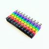Plastic cable marker label EC-0 Wire Marker Number 0 to 9 Cable Size1.5 sqmm Colored PVC cable markers insulation marker